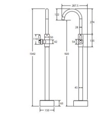 eleanor floor mount